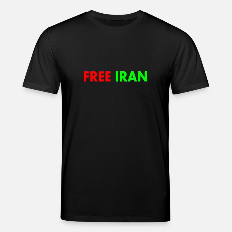 Free iran - Stanley/Stella Unisex Bio-T-Shirt CREATOR  - Schwarz