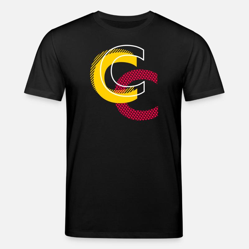 Buchstabe C Geschenk - Stanley/Stella Unisex Bio-T-Shirt CREATOR - Schwarz