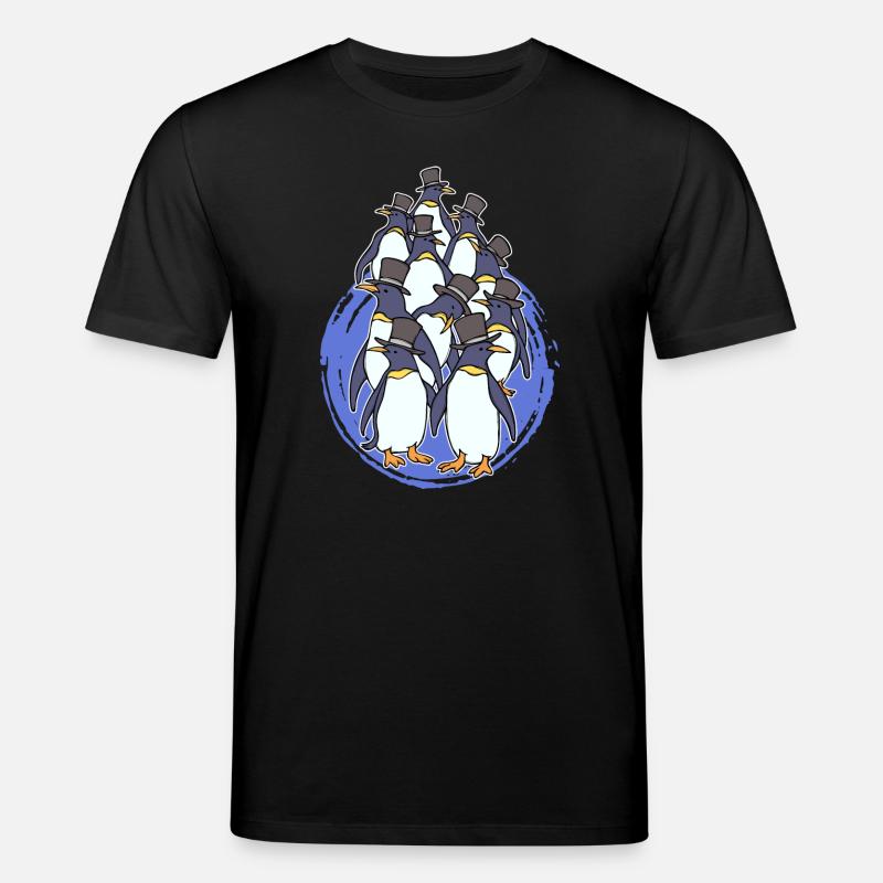 Kalt Eis Pinguin Tier Antarktis Seevogel - Stanley/Stella Unisex Bio-T-Shirt CREATOR  - Schwarz