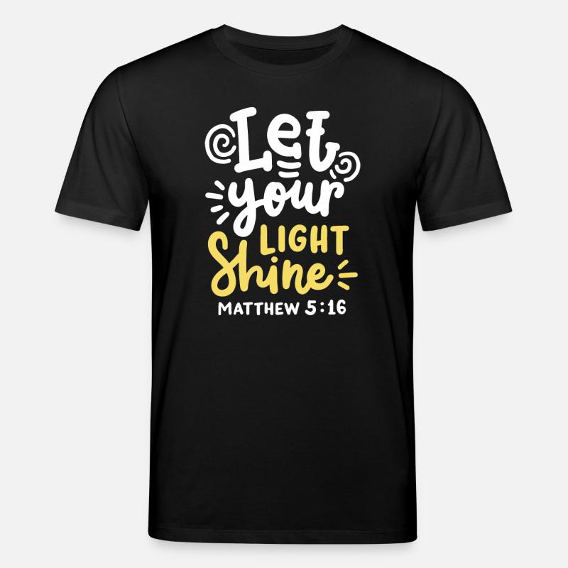 Bibelvers Christlich - Stanley/Stella Unisex Bio-T-Shirt CREATOR  - Schwarz