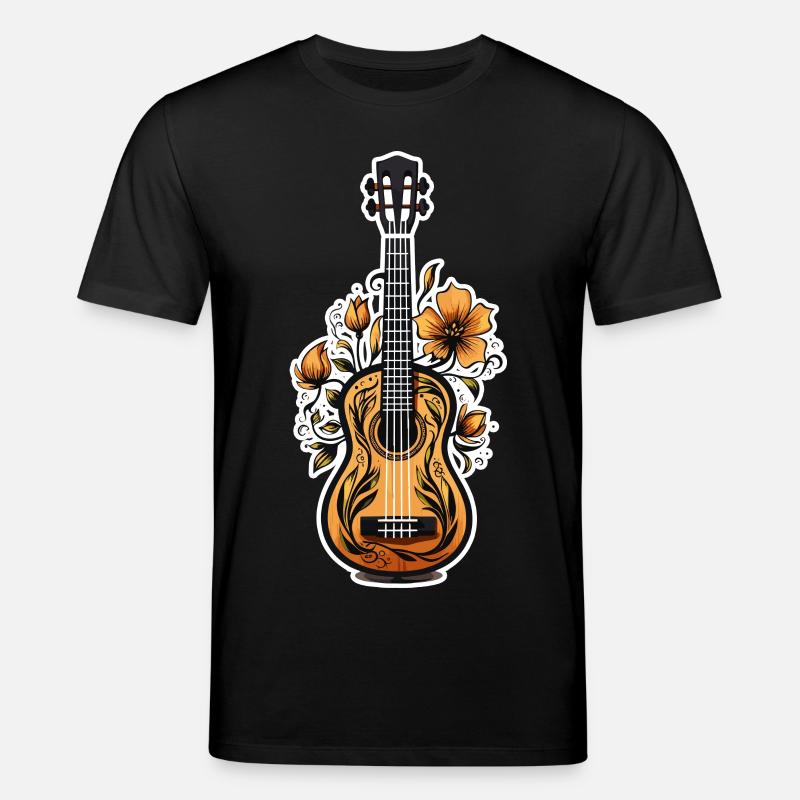 Ukulele Grafik - Stanley/Stella Unisex Bio-T-Shirt CREATOR  - Schwarz
