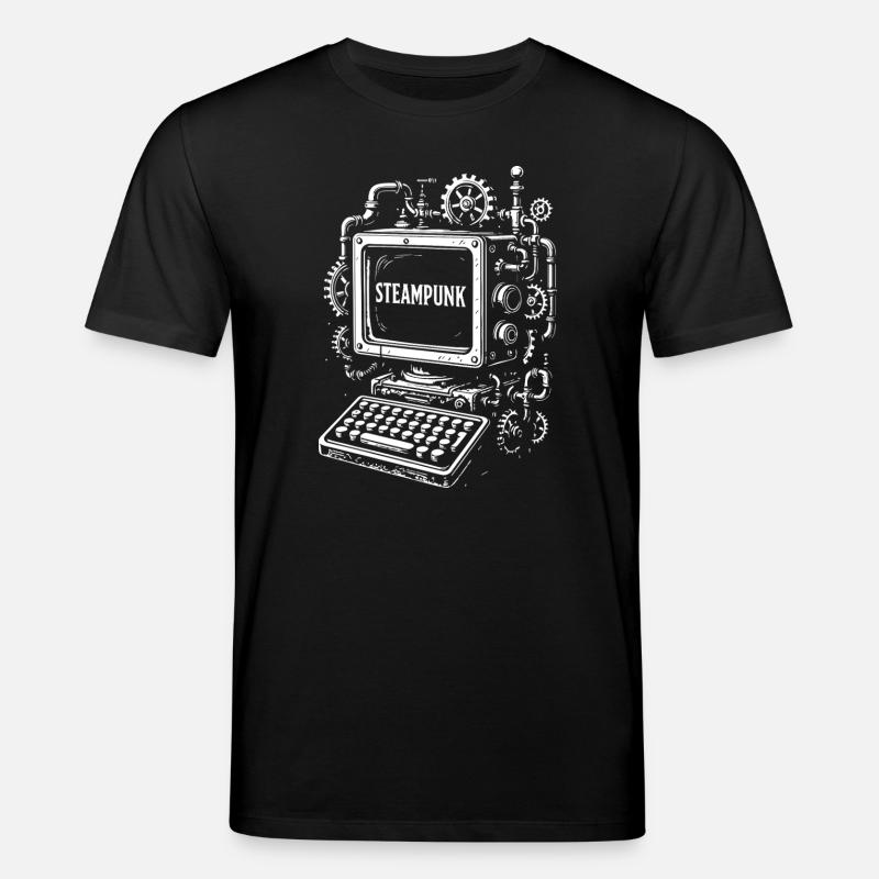 Steampunk Computer Getriebe - Stanley/Stella Unisex Bio-T-Shirt CREATOR  - Schwarz