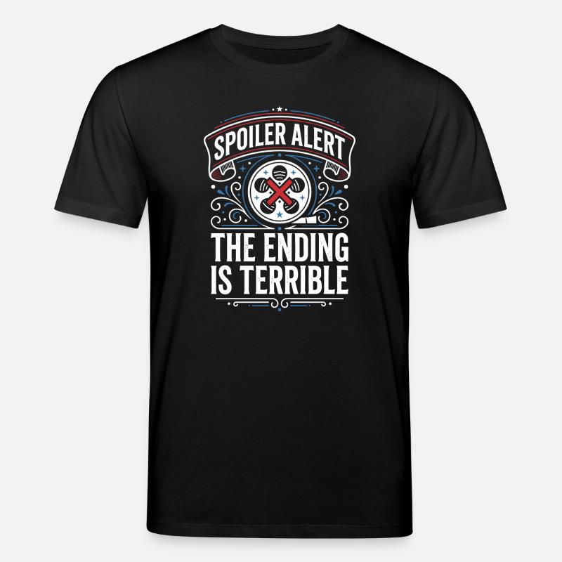 Spoilerivaroitus: Loppu on kamala - Stanley/Stella CREATOR unisex luomu-t-paita - musta