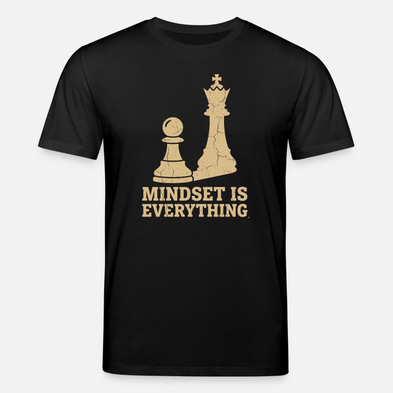 Mindset Is Everything – Chess Strategy Design - Stanley/Stella Unisex Bio-T-Shirt CREATOR  - Schwarz