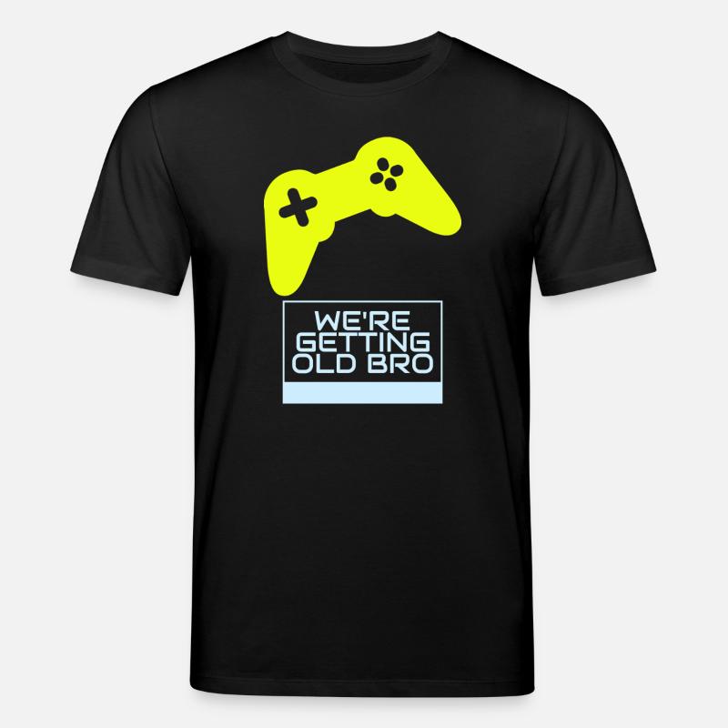 Gamer-Nostalgie: Wir werden älter - Stanley/Stella Unisex Bio-T-Shirt CREATOR  - Schwarz