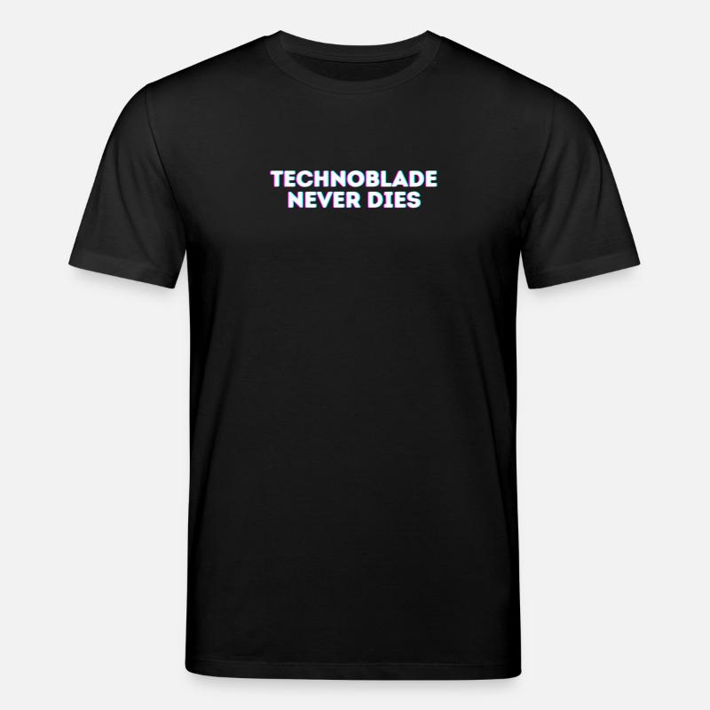 Technoblade Never dies - Stanley/Stella Unisex Bio-T-Shirt CREATOR  - Schwarz