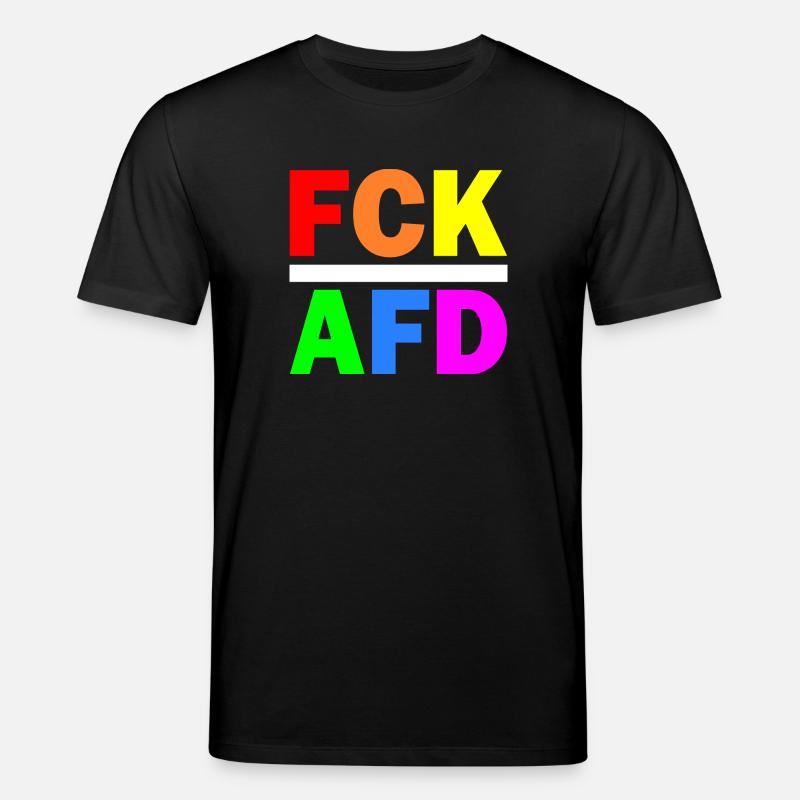 Fck afd - Stanley/Stella Unisex Bio-T-Shirt CREATOR  - Schwarz