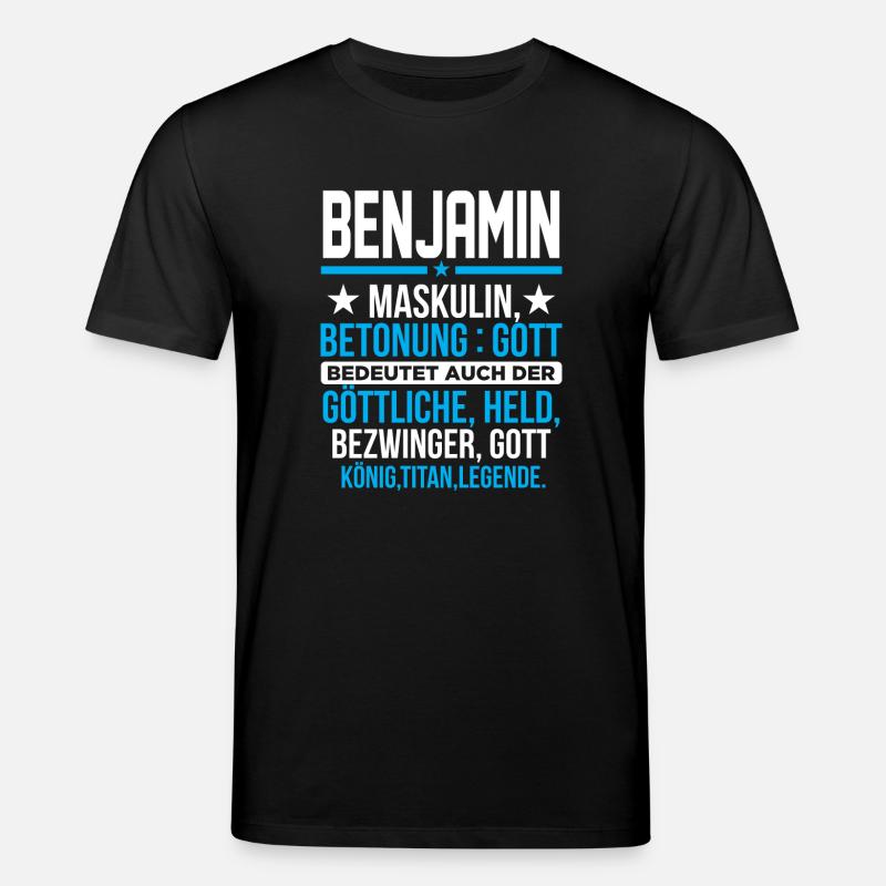 BENJAMIN - Titan - Stanley/Stella Unisex Bio-T-Shirt CREATOR  - Schwarz