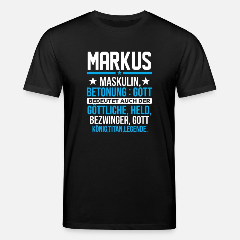 MARKUS - Titan - Stanley/Stella Unisex Bio-T-Shirt CREATOR  - Schwarz