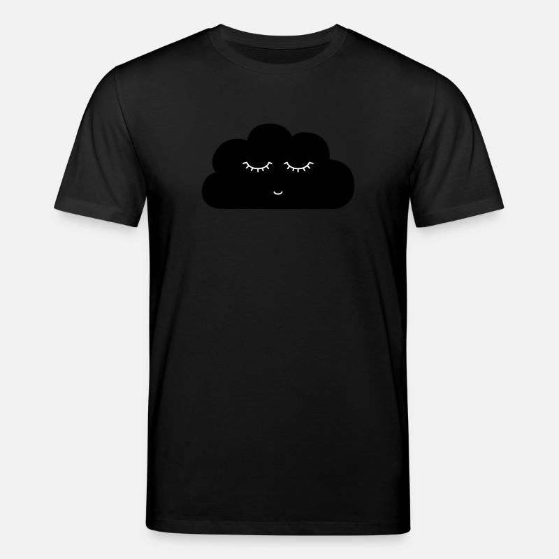 Cloud visage endormi - T-shirt bio CREATOR Stanley/Stella Unisexe - noir