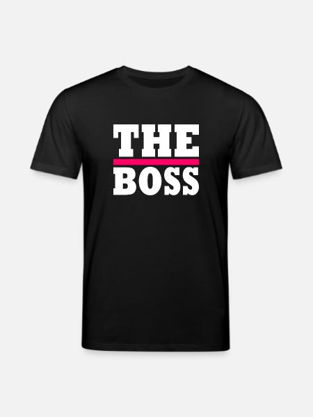 The boss - T-shirt bio CREATOR Stanley/Stella Unisexe - noir