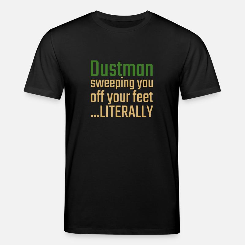 Dustman La Saint-Valentin vous balaie - T-shirt bio CREATOR Stanley/Stella Unisexe - noir