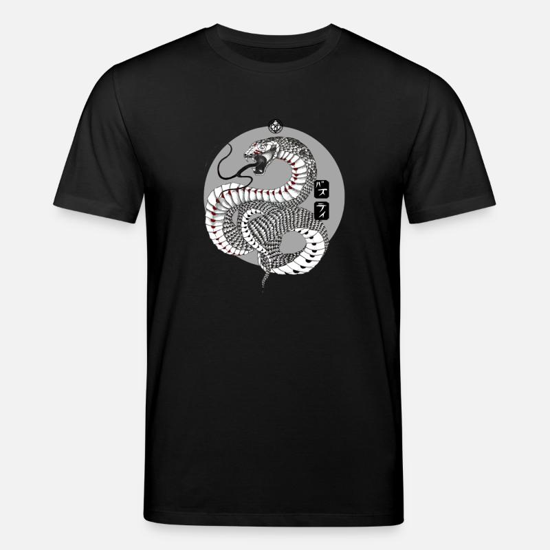 Snake - Stanley/Stella Unisex Bio-T-Shirt CREATOR  - Schwarz