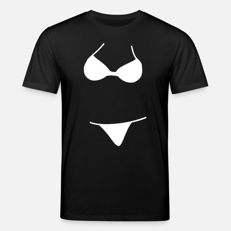 Bikini logo - Stanley/Stella CREATOR Unisex Organic T-Shirt - black