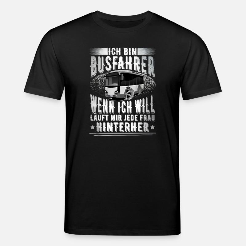 Busfahrer - Stanley/Stella Unisex Bio-T-Shirt CREATOR  - Schwarz