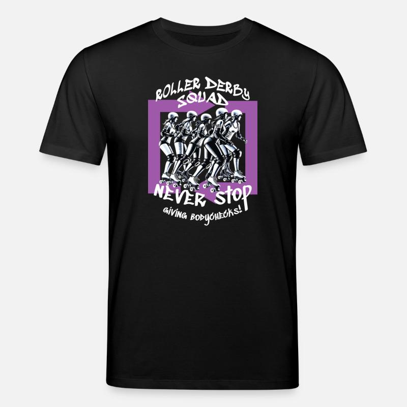 Équipe de roller derby - T-shirt bio CREATOR Stanley/Stella Unisexe - noir