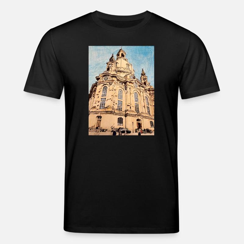 Frauenkirche zu Dresden - Stanley/Stella Unisex Bio-T-Shirt CREATOR  - Schwarz