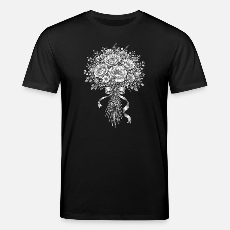 Bouquet de mariée - T-shirt bio CREATOR Stanley/Stella Unisexe - noir