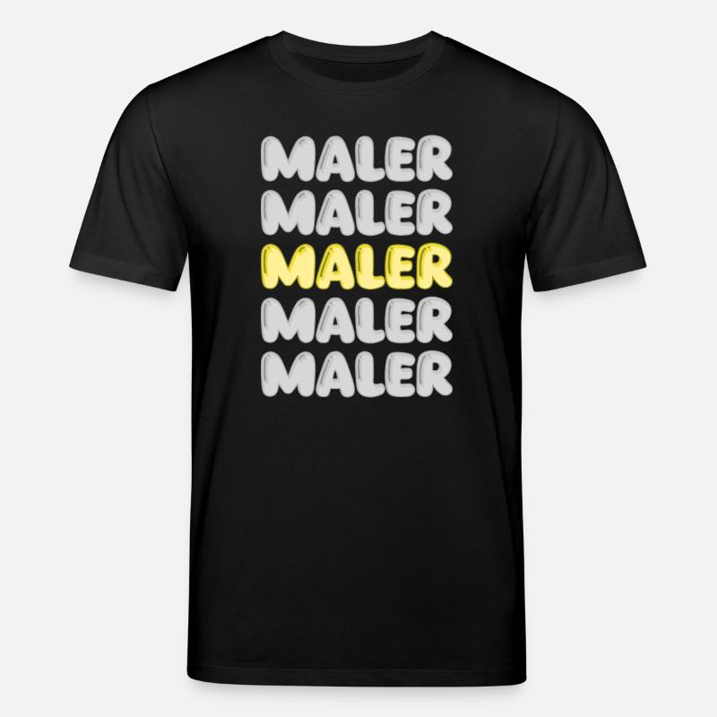 Beruf Maler - Stanley/Stella Unisex Bio-T-Shirt CREATOR  - Schwarz