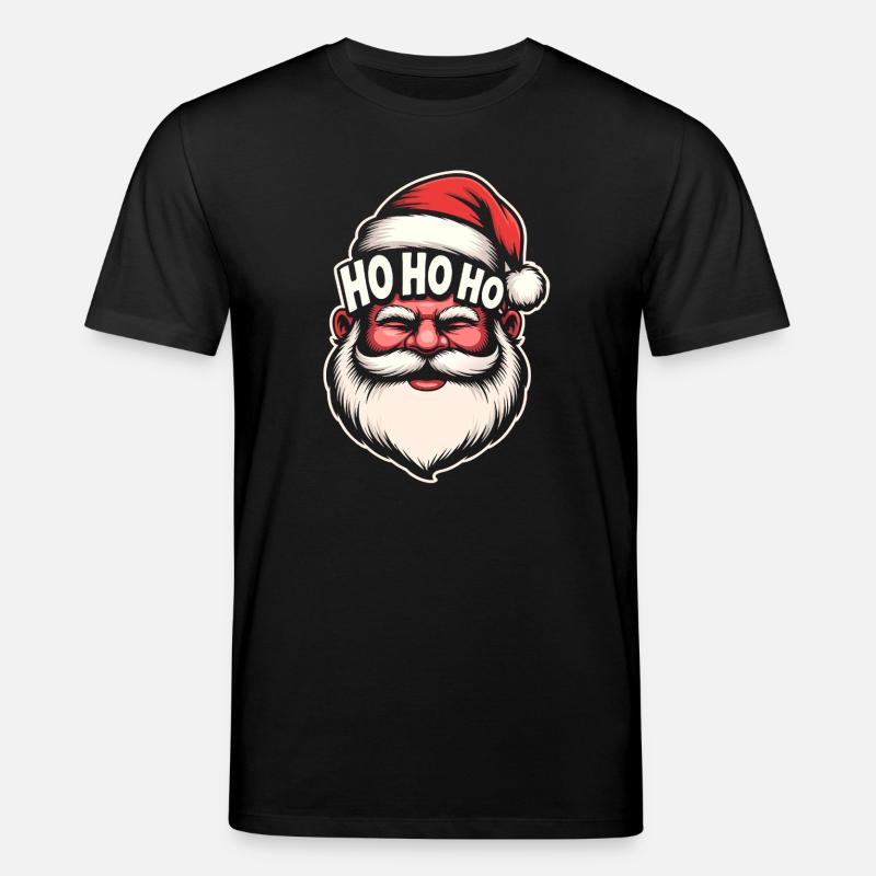 HoHoHo Weihnachten - Stanley/Stella Unisex Bio-T-Shirt CREATOR  - Schwarz