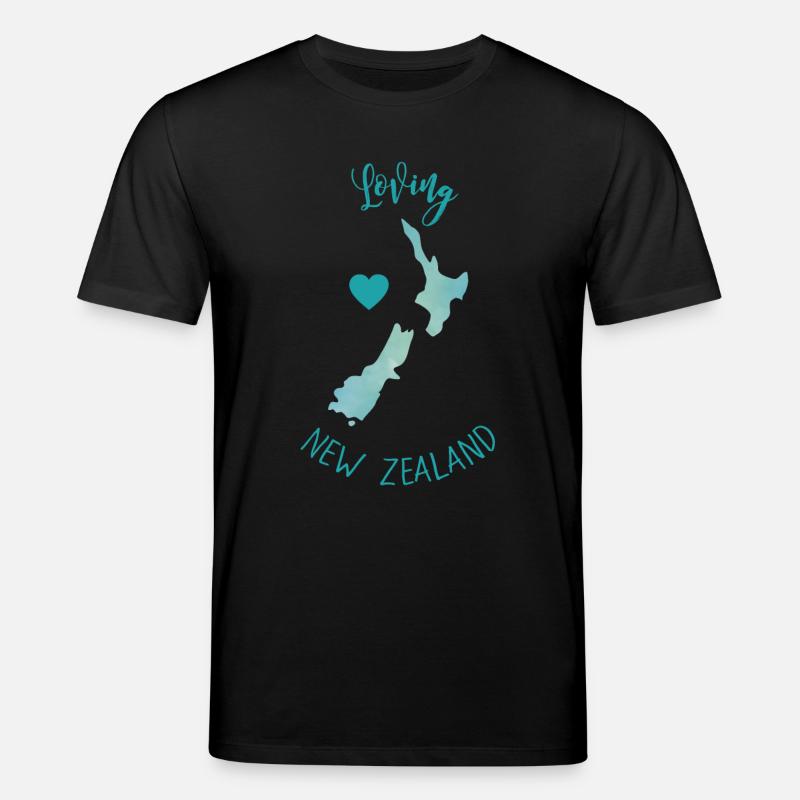 Neuseeland - Stanley/Stella Unisex Bio-T-Shirt CREATOR  - Schwarz