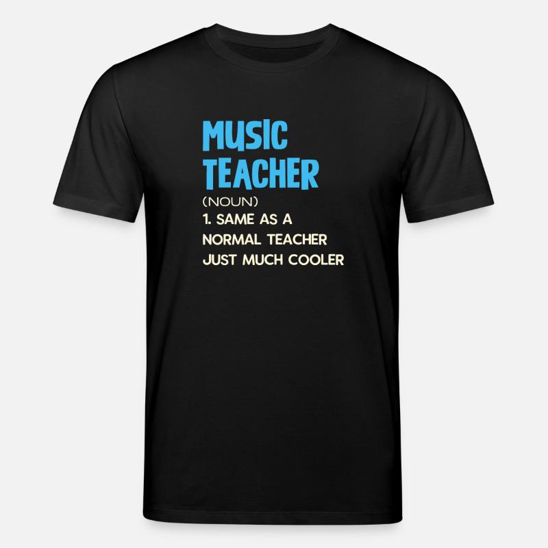 Musiklehrer Definition Cooler Lehrer Idee - Stanley/Stella Unisex Bio-T-Shirt CREATOR  - Schwarz