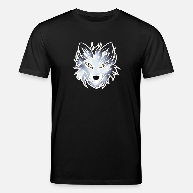 Wolf - Illustration - Stanley/Stella Unisex Bio-T-Shirt CREATOR  - Schwarz