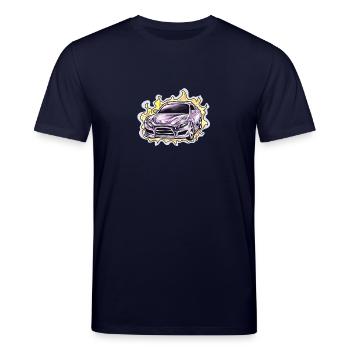 Bil - illustrasjon - Stanley/Stella CREATOR økologisk unisex T-skjorte - marineblå - Foran