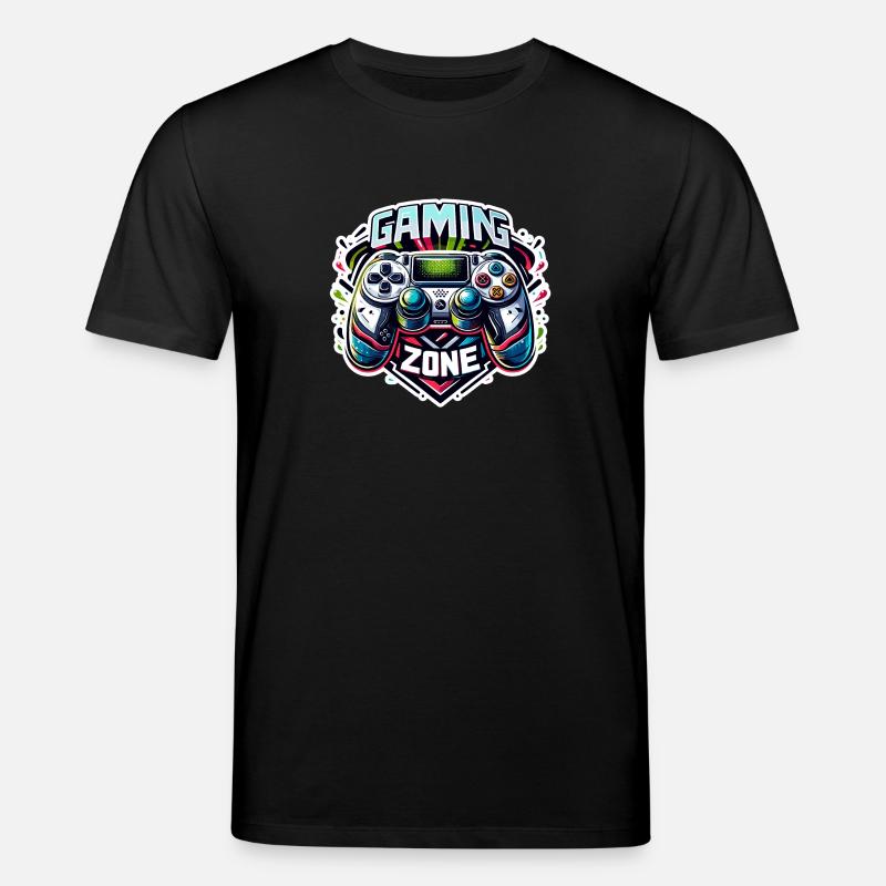 Gaming Zone - Controller Illustration - Stanley/Stella Unisex Bio-T-Shirt CREATOR  - Schwarz