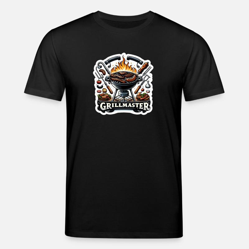 GrillMaster - Grill Illustration - Stanley/Stella Unisex Bio-T-Shirt CREATOR  - Schwarz
