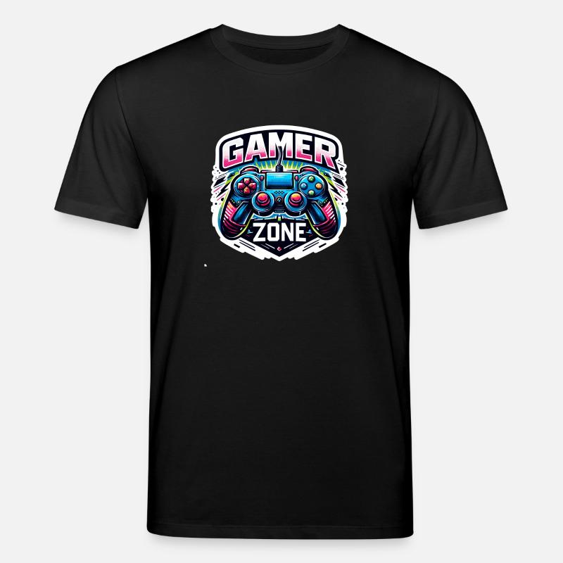 Gamer Zone - Controller Illustration - Stanley/Stella Unisex Bio-T-Shirt CREATOR  - Schwarz
