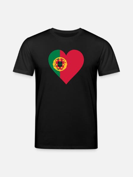 portugal - Stanley/Stella Unisex Bio-T-Shirt CREATOR - Schwarz