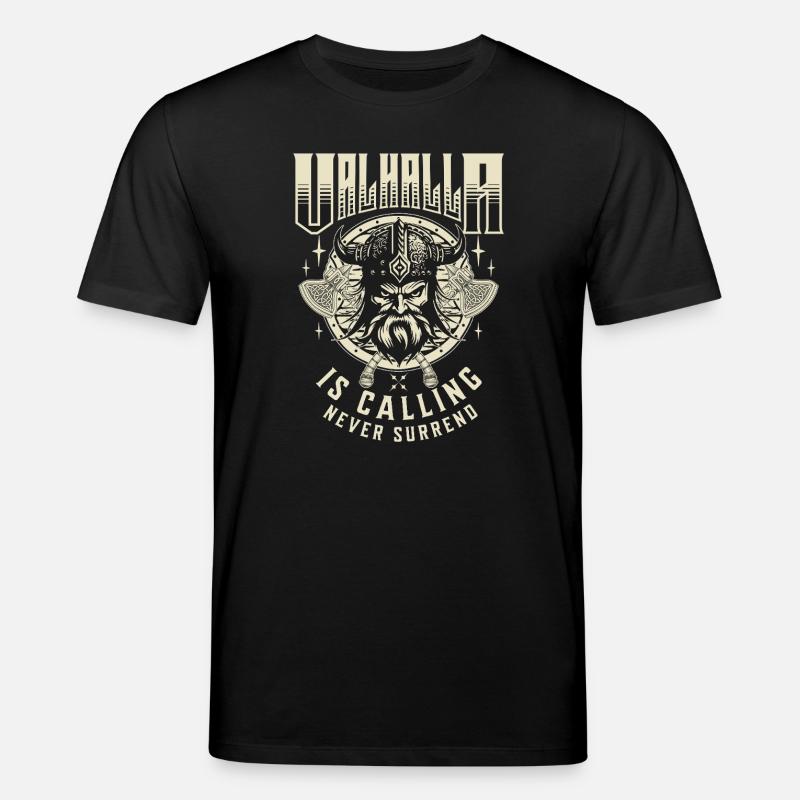 Valhalla is Calling - Stanley/Stella Unisex Bio-T-Shirt CREATOR  - Schwarz