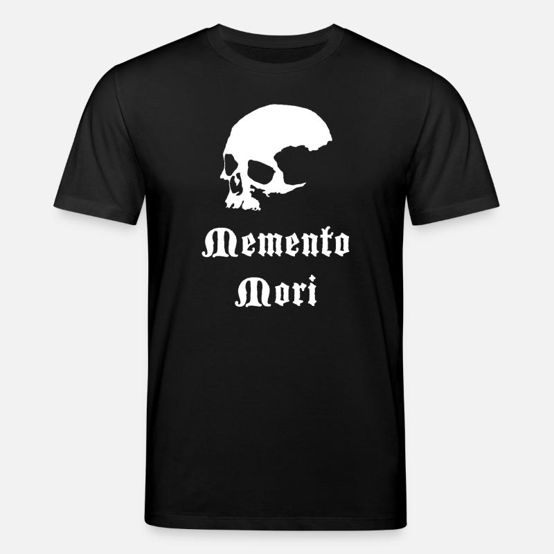 Schädel Memento Mori Gothic Druck - Stanley/Stella Unisex Bio-T-Shirt CREATOR - Schwarz