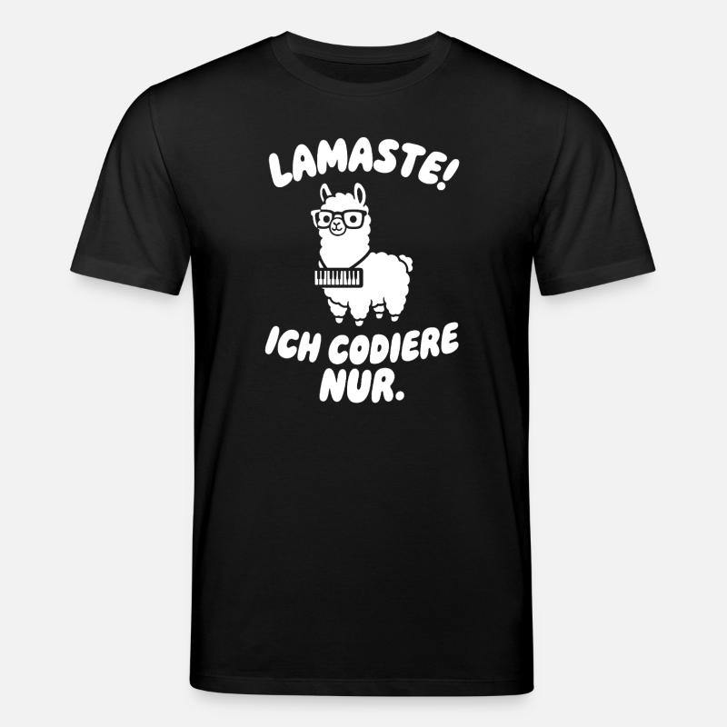LamaSte : Je ne code que - T-shirt bio CREATOR Stanley/Stella Unisexe - noir