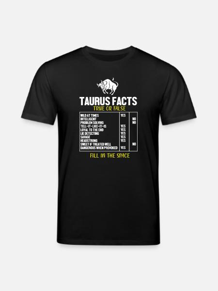 Zodiac sign Taurus - Stanley/Stella CREATOR Unisex Organic T-Shirt - black