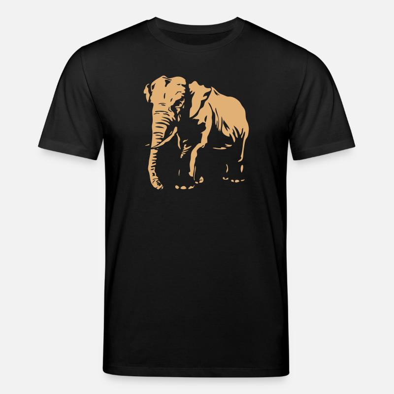 Elephant - Elefant - Stanley/Stella Unisex Bio-T-Shirt CREATOR - Schwarz