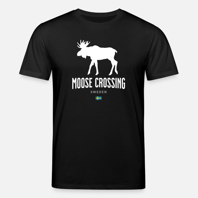 Elch Schweden - Stanley/Stella Unisex Bio-T-Shirt CREATOR  - Schwarz