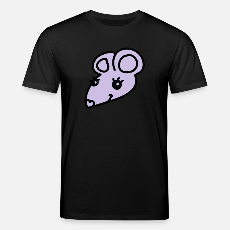 Souris mignonne - T-shirt bio CREATOR Stanley/Stella Unisexe - noir