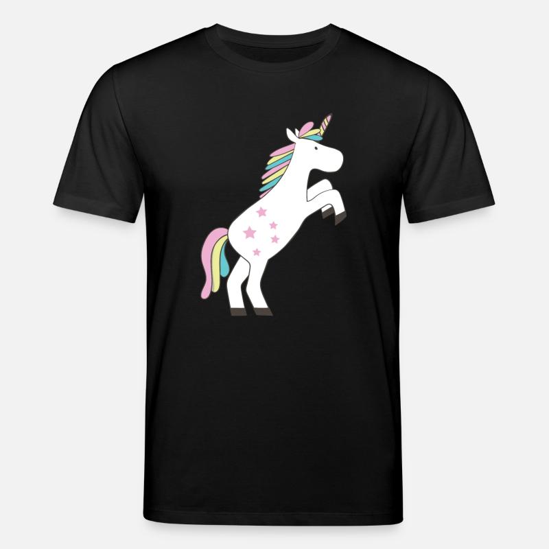 Einhorn - Stanley/Stella Unisex Bio-T-Shirt CREATOR  - Schwarz