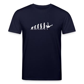 Evolution danse hip hop breakdance CONCEPTION HATRIK - T-shirt bio CREATOR Stanley/Stella Unisexe - marine - Devant