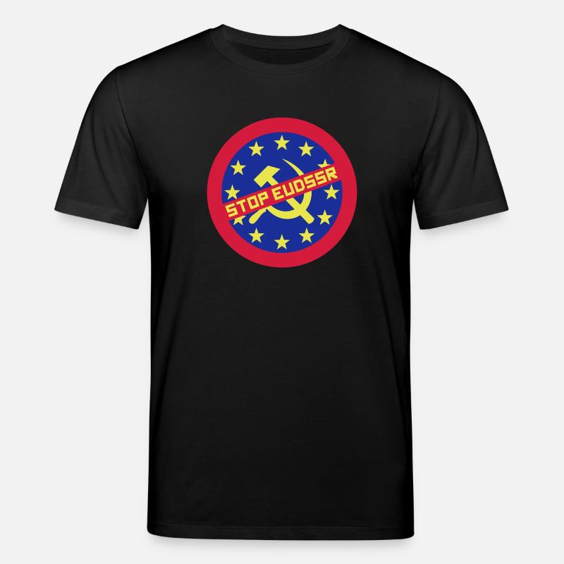 Stop EUdSSR - Stanley/Stella Unisex Bio-T-Shirt CREATOR  - Schwarz