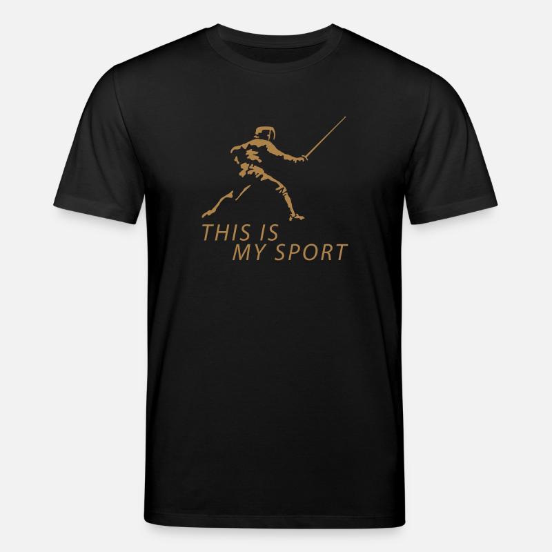 fechten_122012_b_1c - T-shirt bio CREATOR Stanley/Stella Unisexe - noir