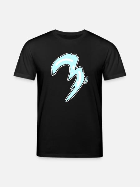 Tre - 3 - Nummer 3 - Nummer 3 - Stanley/Stella CREATOR økologisk unisex-T-shirt - sort