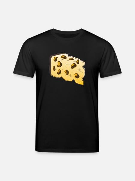 Cheese - Stanley/Stella CREATOR Unisex Organic T-Shirt - black