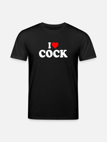 I love cock - Stanley/Stella CREATOR Unisex Organic T-Shirt - black
