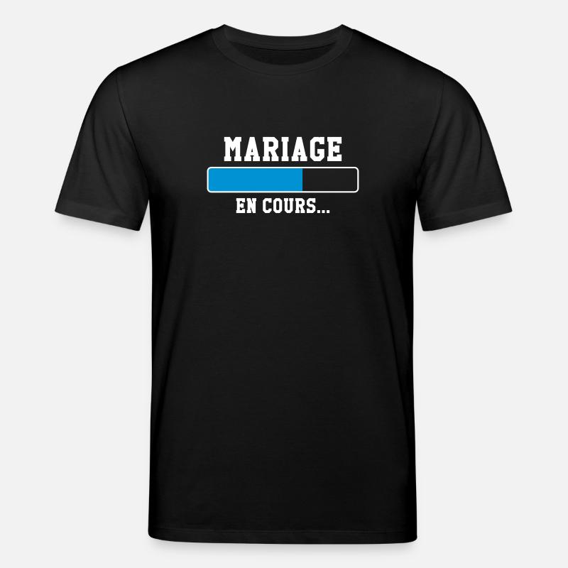 Mariage en cours ... - T-shirt bio CREATOR Stanley/Stella Unisexe - noir