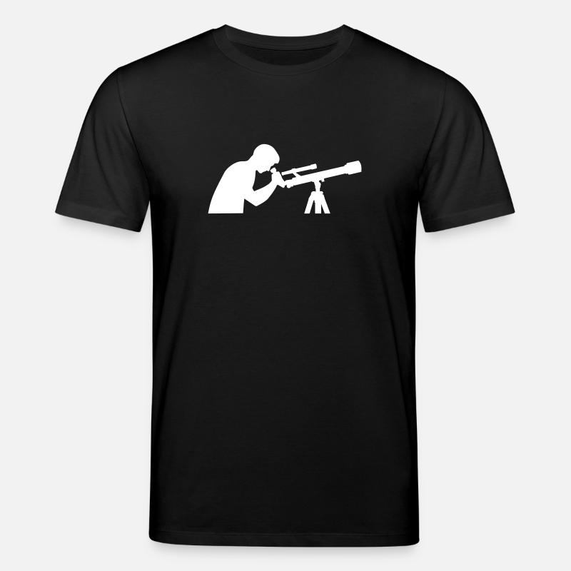 Teleskop - Stanley/Stella Unisex Bio-T-Shirt CREATOR  - Schwarz