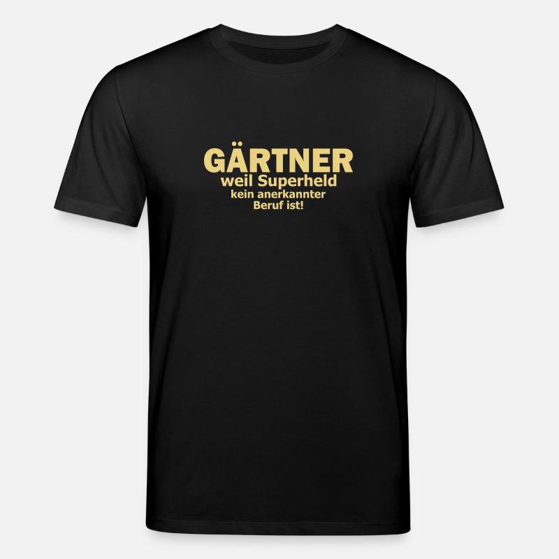 Gärtner - Stanley/Stella Unisex Bio-T-Shirt CREATOR  - Schwarz