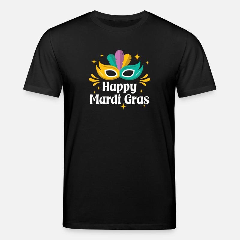 Joyeux Mardi Gras - T-shirt bio CREATOR Stanley/Stella Unisexe - noir